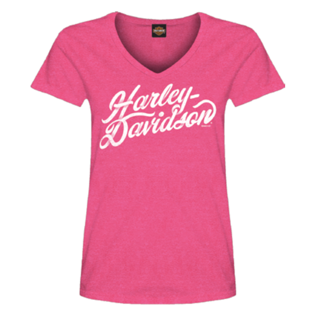 Pfaff Harley-Davidson® Women's Ribbon V-Neck // 3001102-HELH