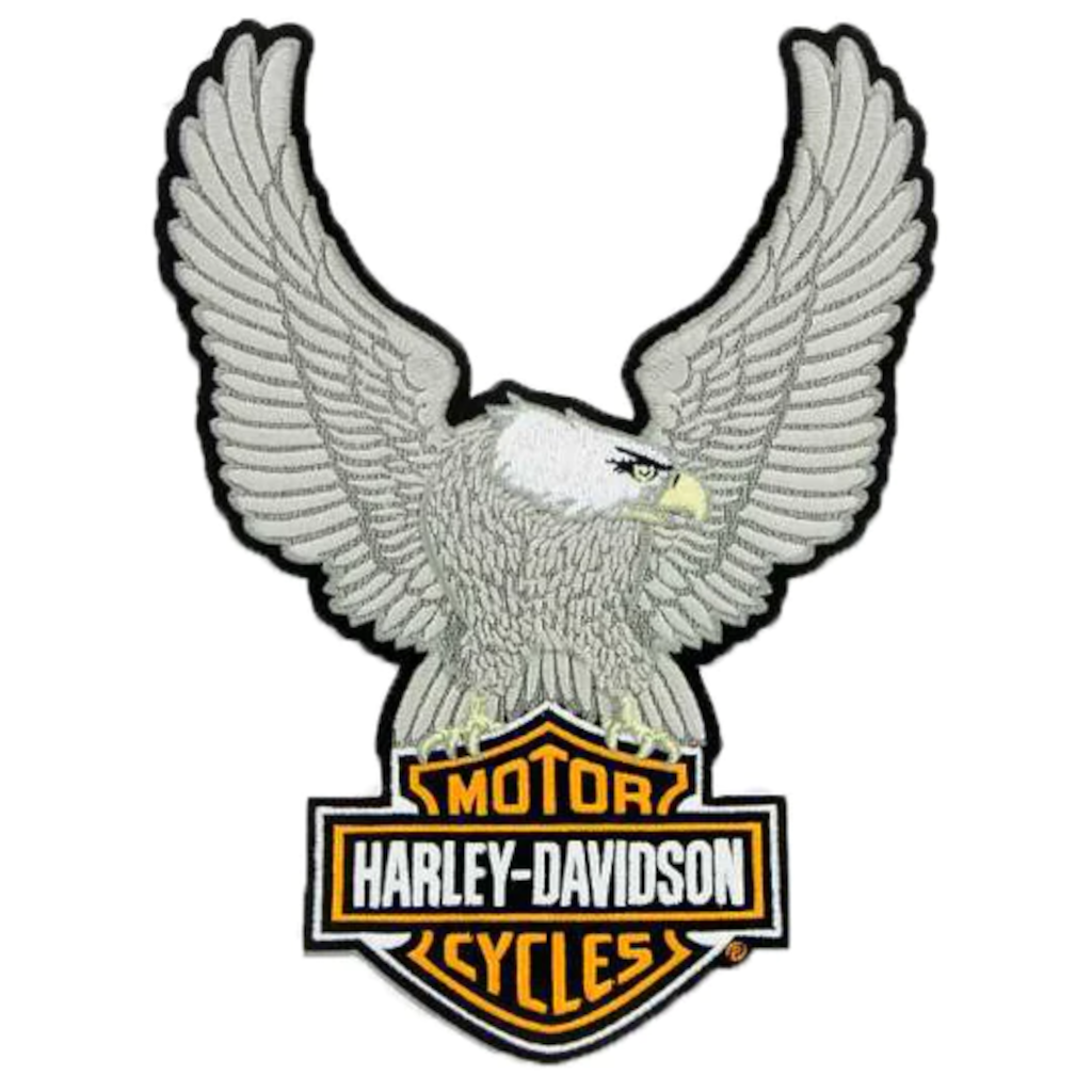 Harley-Davidson® Upwing Silver Eagle Patch // SA8011604
