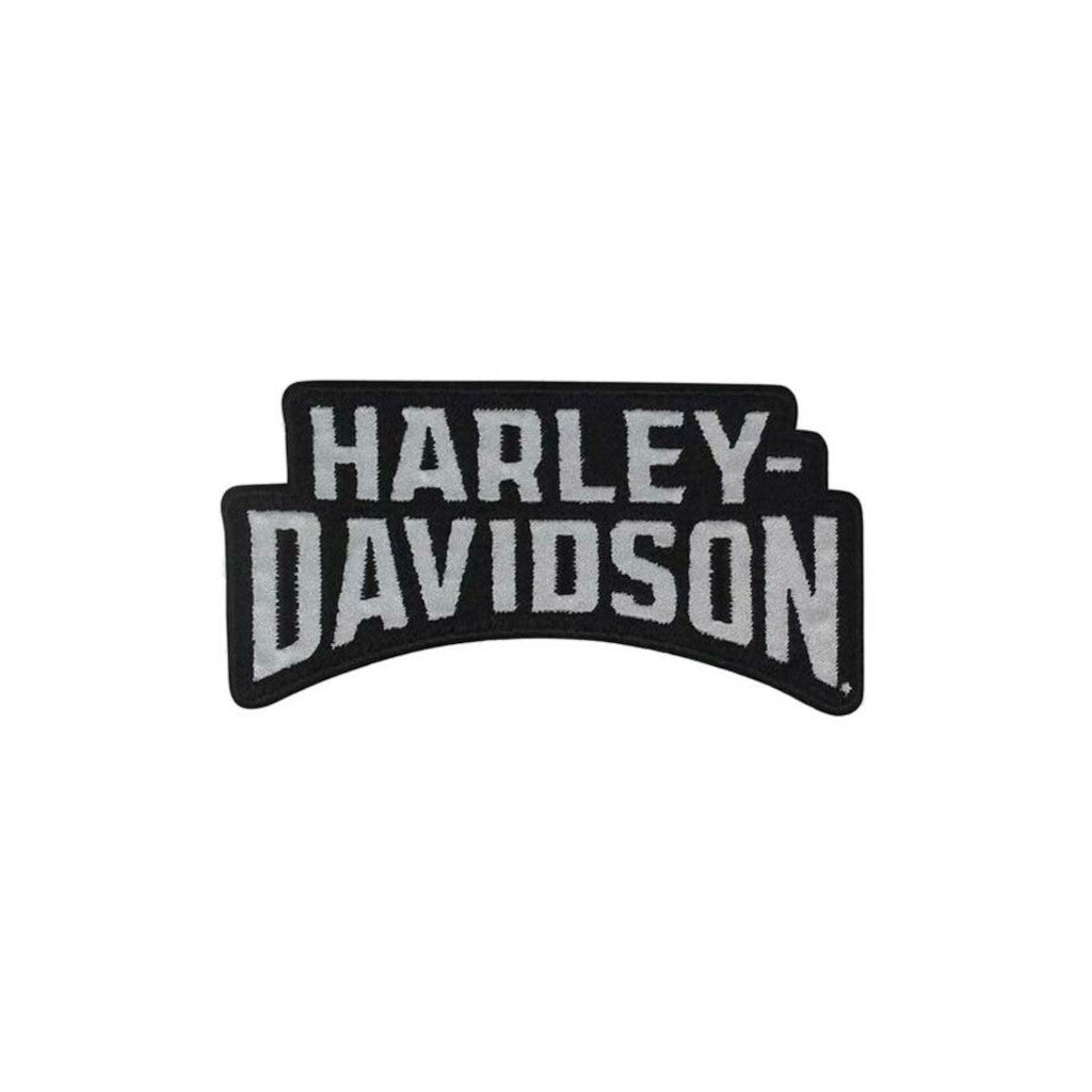 Harley-Davidson® 4" Stacked Logo Reflective Patch // SA8011666
