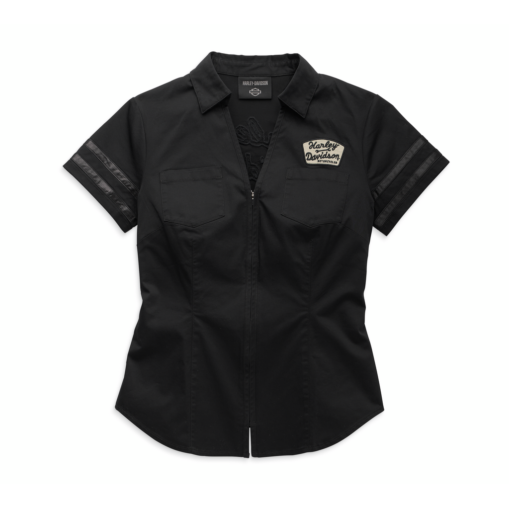 Harley-Davidson® Women's Artisan Zip Front Shirt // 96267-23VW