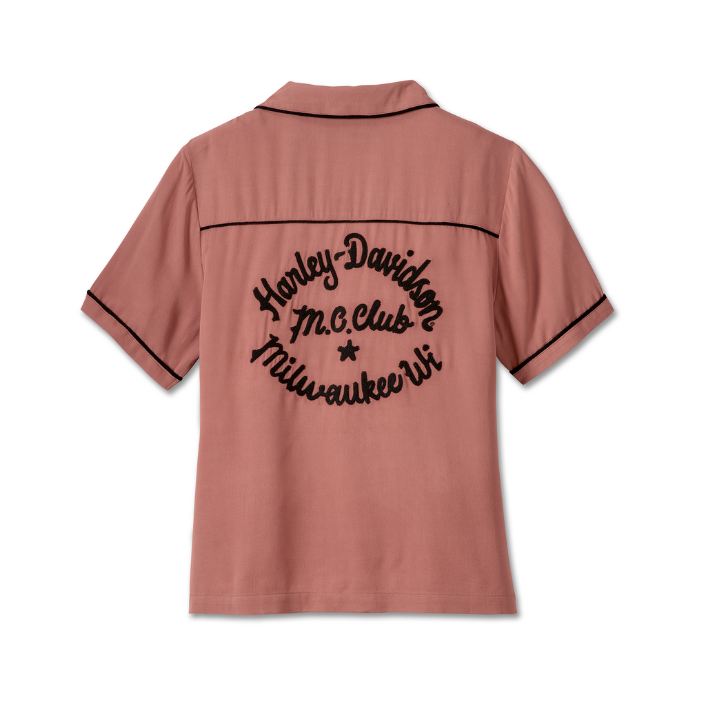 Harley-Davidson® Women's Club Crew Contrast Piping Shirt // 96754-23VW