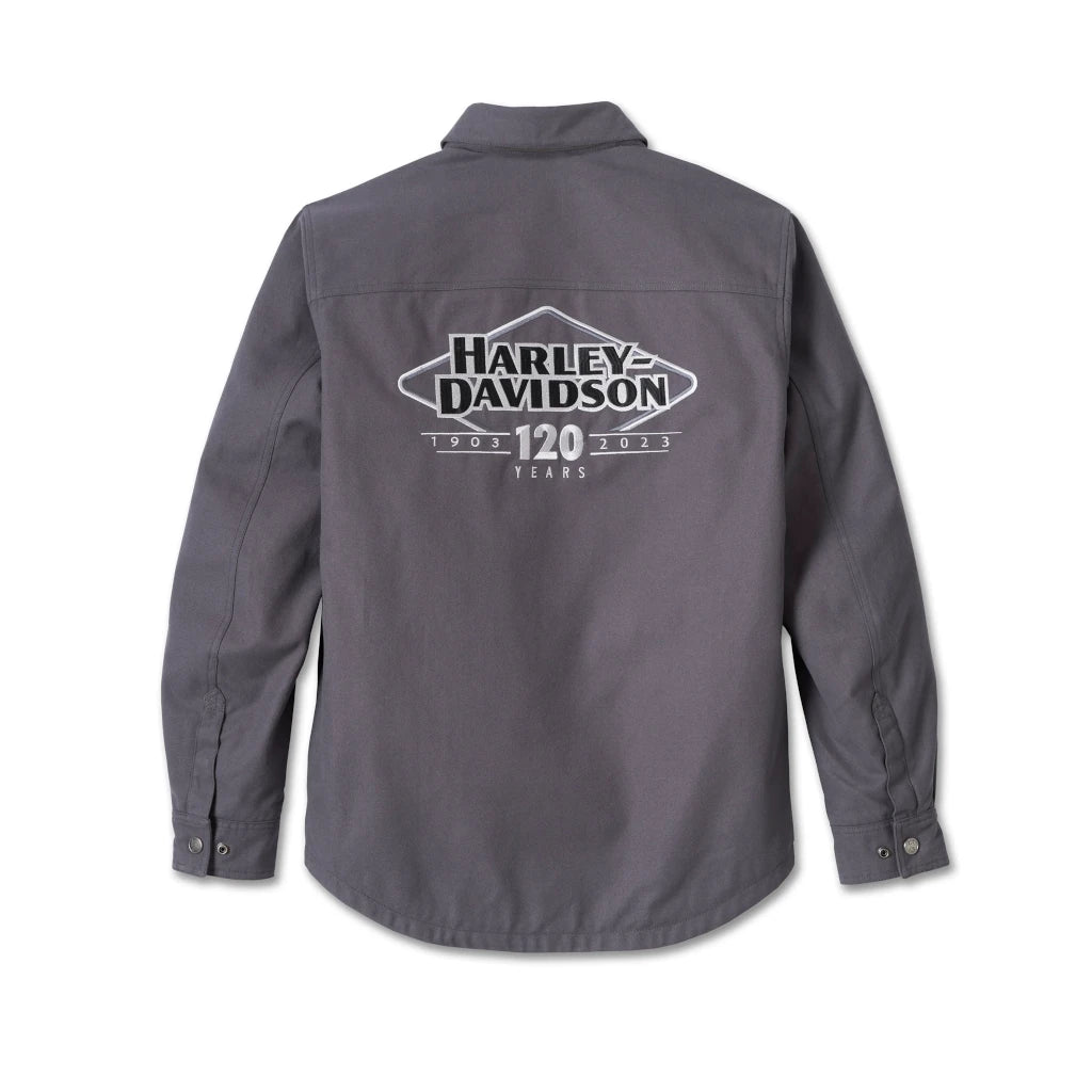 Harley-Davidson® Men's 120th Anniversary Operative Riding Shirt Jacket // 97189-23VM