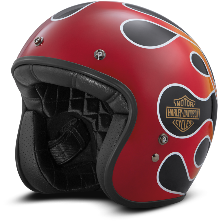 Harley-Davidson® Retro Flame Helmet // 98209-18VX
