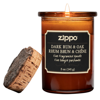Dark Rum & Oak Luxury Candle // Z-70011