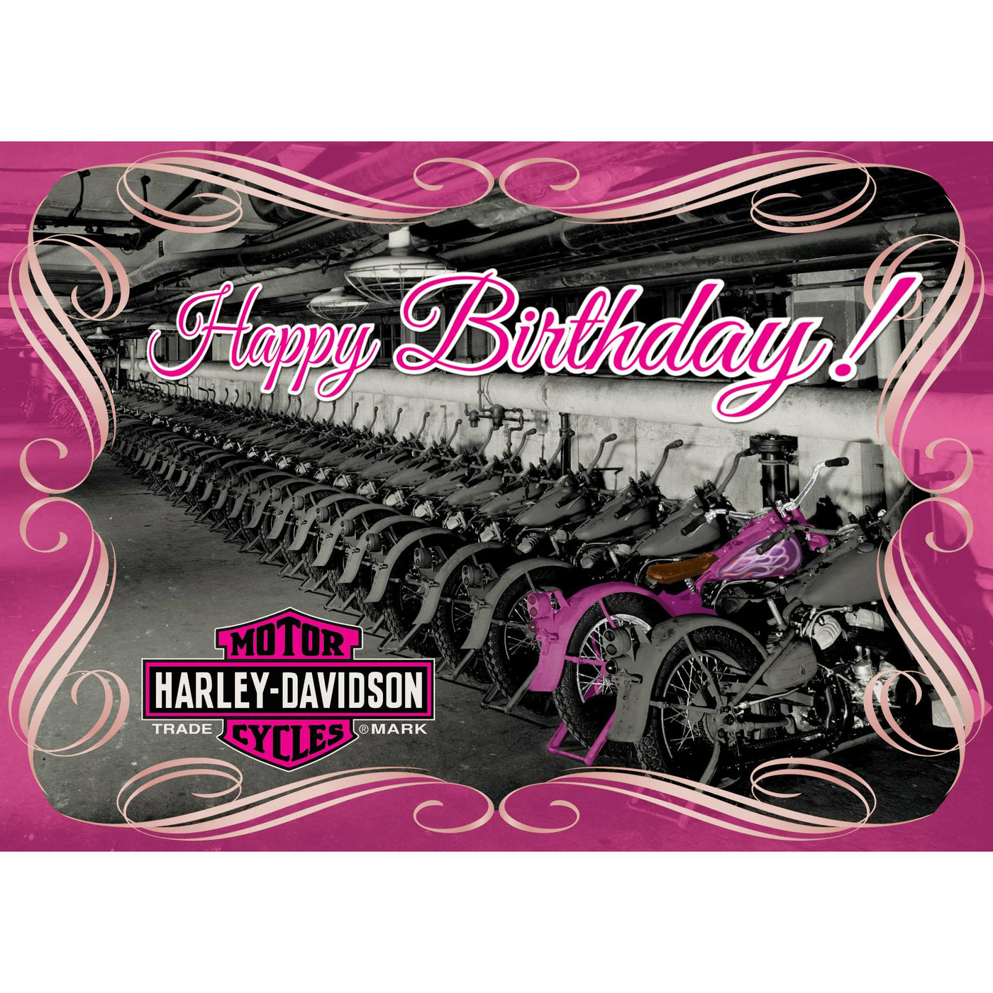 Harley-Davidson® One Of A Kind Birthday Card // HDL-20071