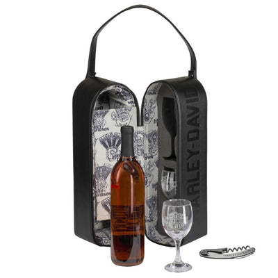 Harley-Davidson® Wine Bottle Tote Set // HDX-98531