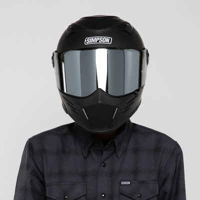 Simpson Modular Bandit Full Face Helmet - Matte Black // M59-MBLK